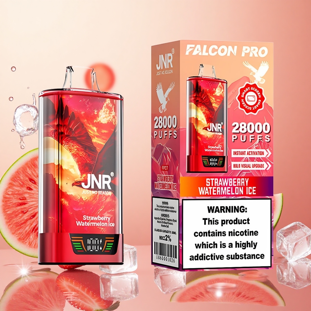 JNR Falcon Pro 28000 Fresa Sandía Helada 30ml 950mAh