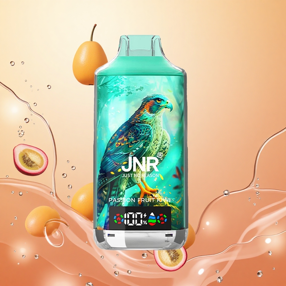JNR Falcon X 18000 Puffs 24ml Maracuyá Kiwi Pantalla Digital