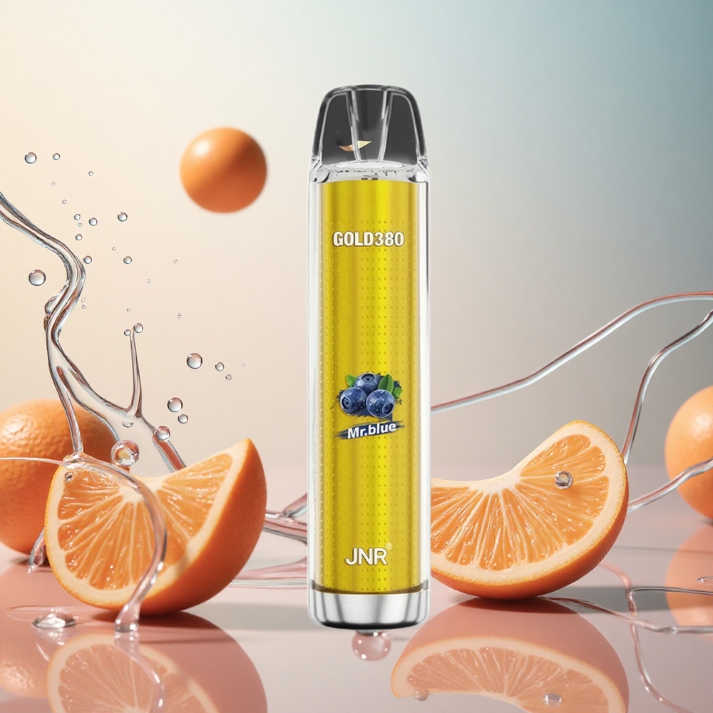JNR Gold380 6000 Puffs Batería 1500mAh Mr Azul