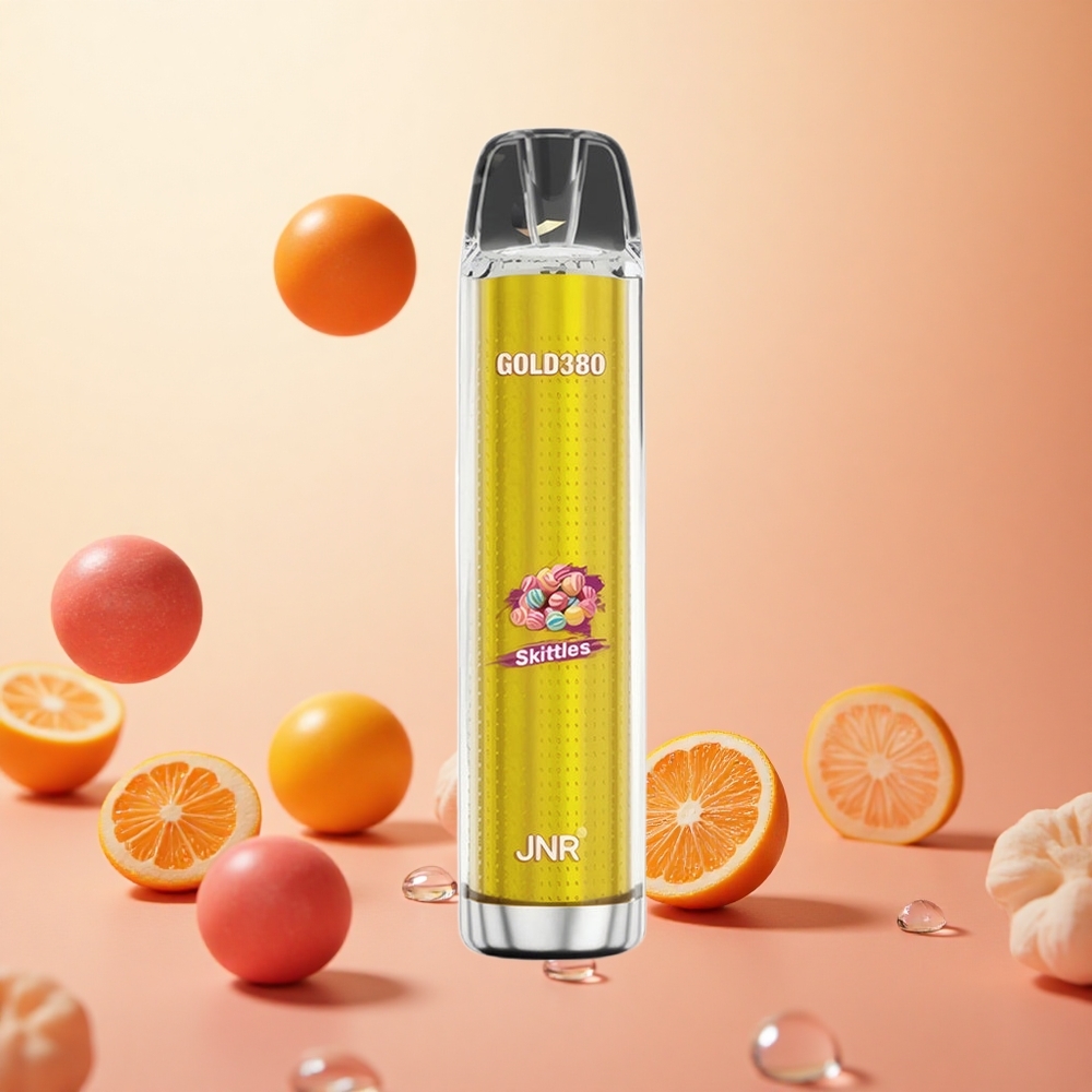 JNR Gold380 6000 Puffs Skittles 13ml Capacidad de e-Líquido 1.0ohm Bobina de Malla