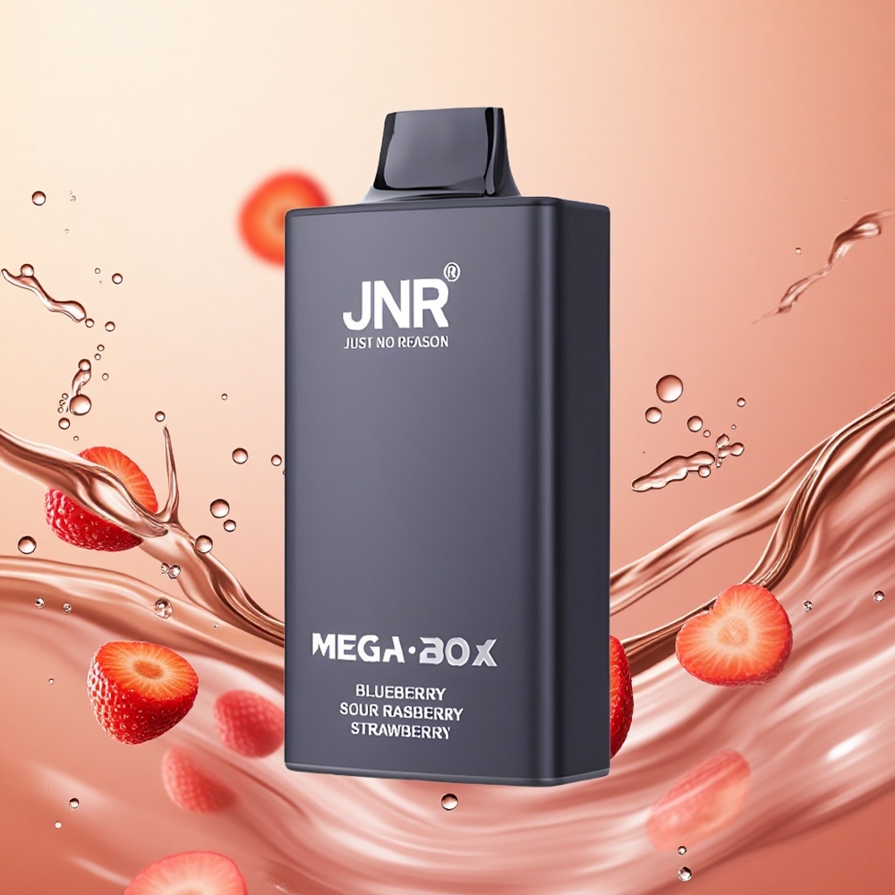 JNR Mega Box 25000 Puffs Arándano Azul Frambuesa Ácida Fresa 30ml 850mAh