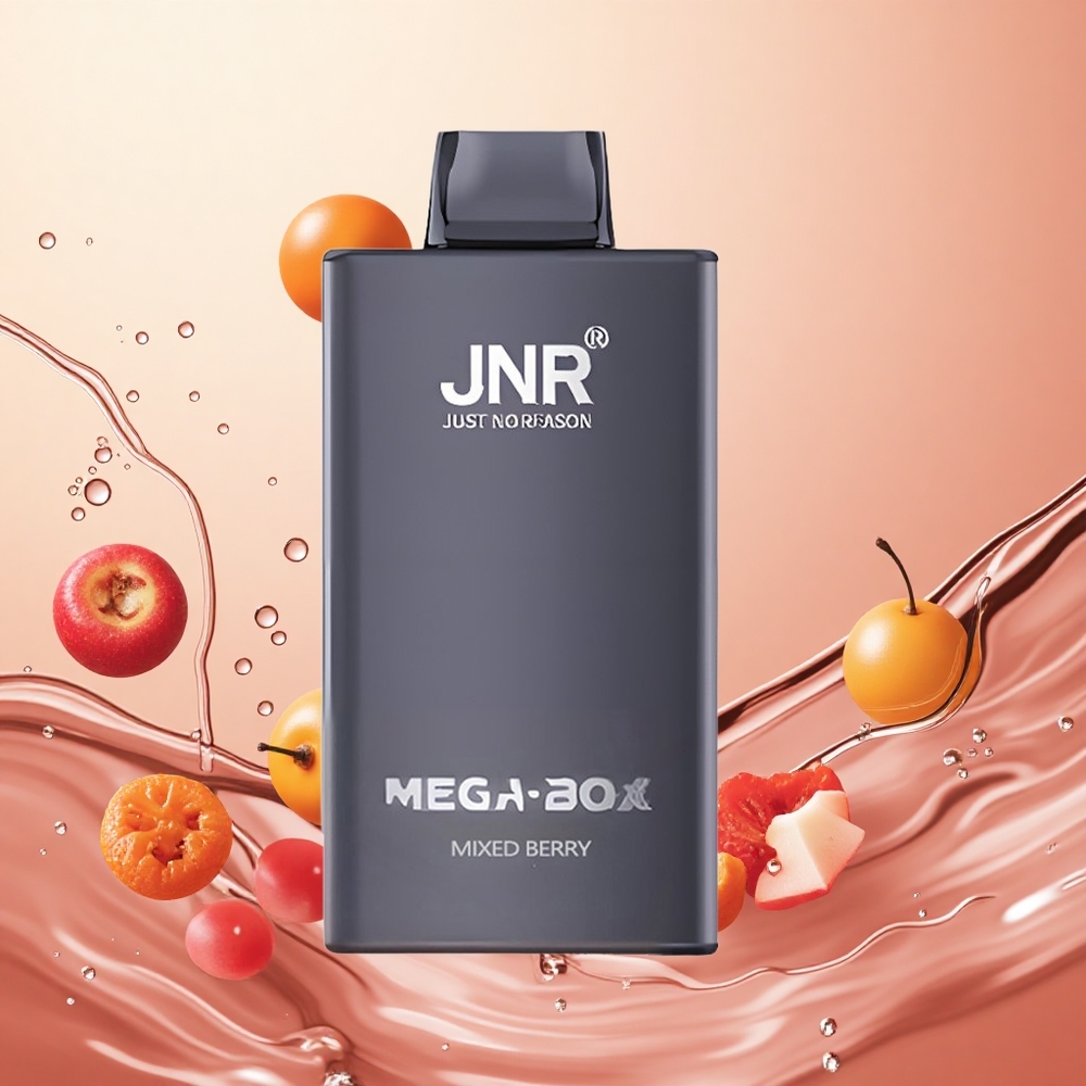 JNR Mega Box 25000 Puffs Baya Mixta 30ml Tipo-C