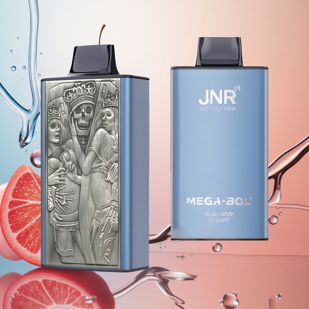 JNR Mega Box 25000 Puffs Cereza Frambuesa Azul 30ml 850mAh