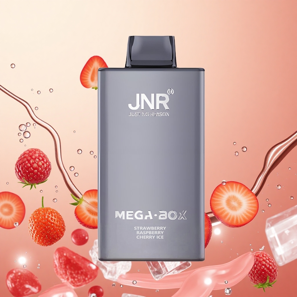 JNR Mega Box 25000 Puffs Fresa Frambuesa Cereza Hielo 30ml 850mAh