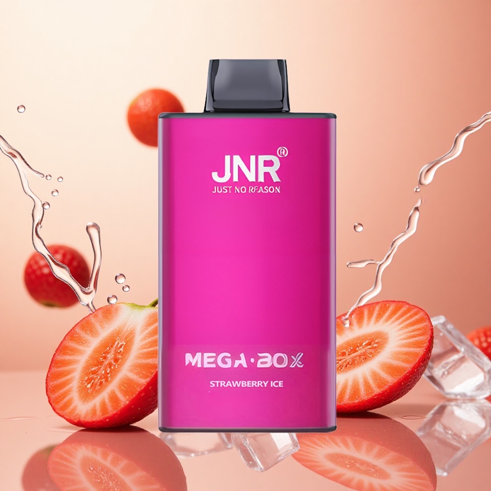 JNR Mega Box 25000 Puffs Fresa Helada Tipo-C Carga Rápida