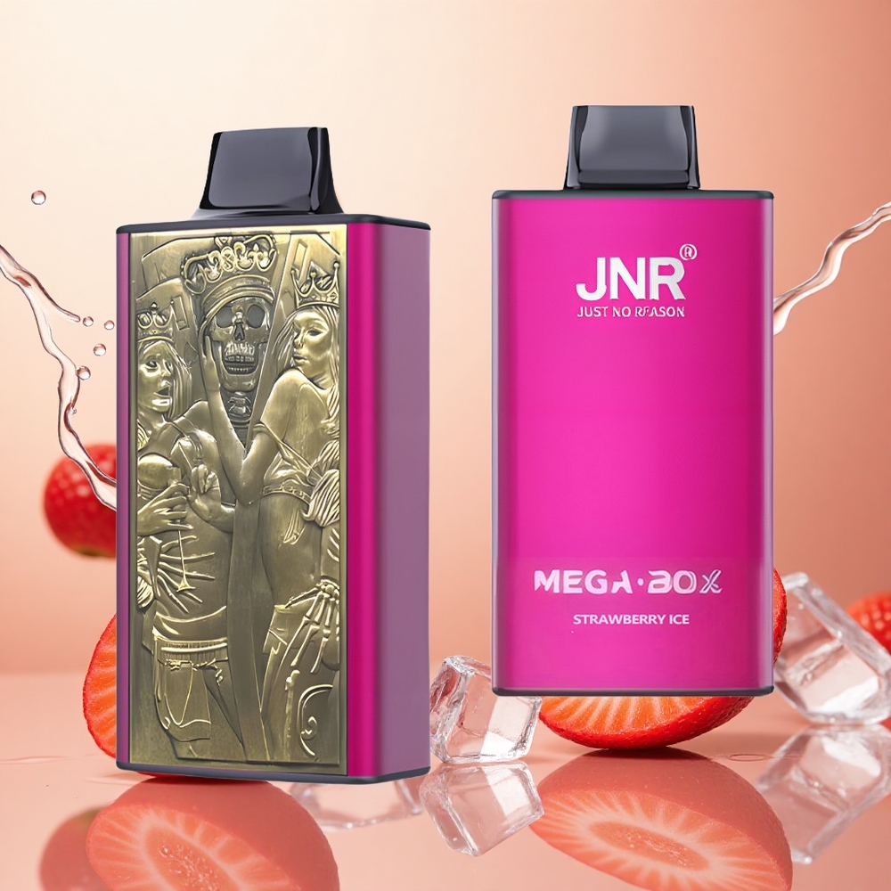 JNR Mega Box 25000 Puffs Fresa Helada Tipo-C Carga Rápida