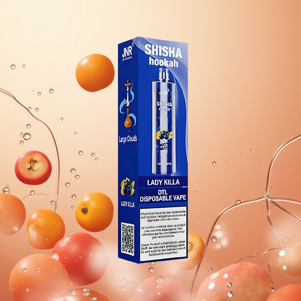 JNR Shisha Hookah 12000 Puffs 24ml Lady Killa Español