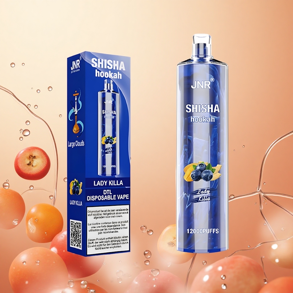 JNR Shisha Hookah 12000 Puffs 24ml Lady Killa Español