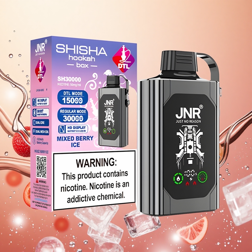JNR Shisha Hookah Box 20500 Puffs 25ml Baya Mixta Helada