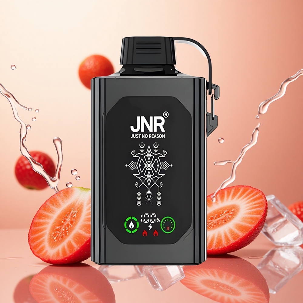 JNR Shisha Hookah Box 20500 Puffs 25ml Fresa Helada Dual Mesh Coil