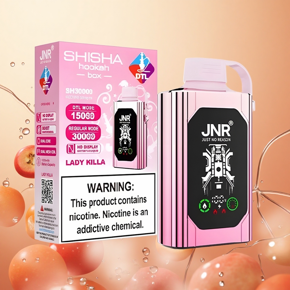 JNR Shisha Hookah Box 20500 Puffs 25ml Lady Killa