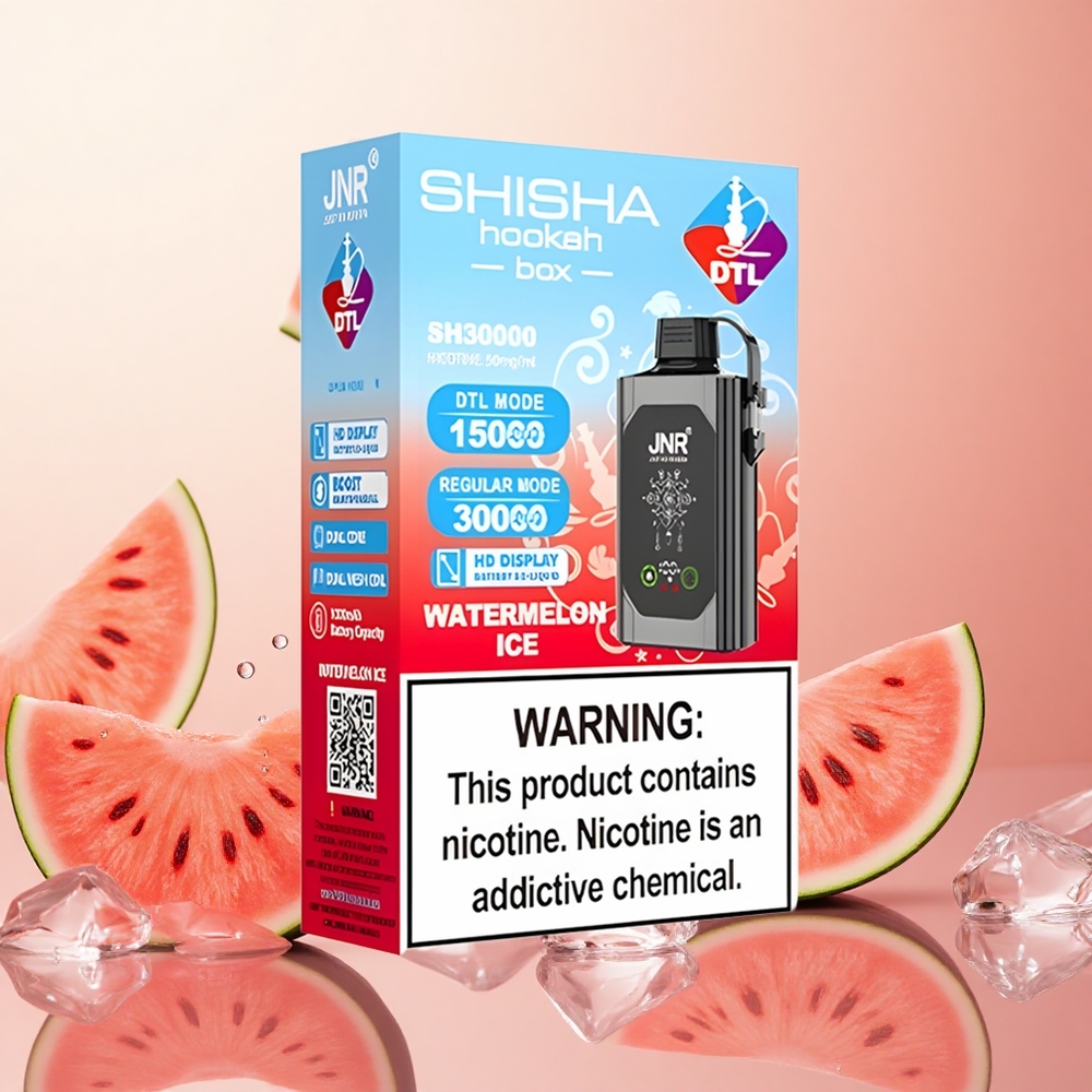 JNR Shisha Hookah Box 20500 Puffs 25ml Sandía Helada