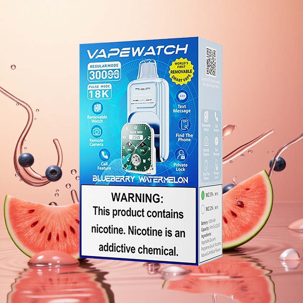 JNR Vape Watch 30000 Puffs 19mL Arándano Sandía