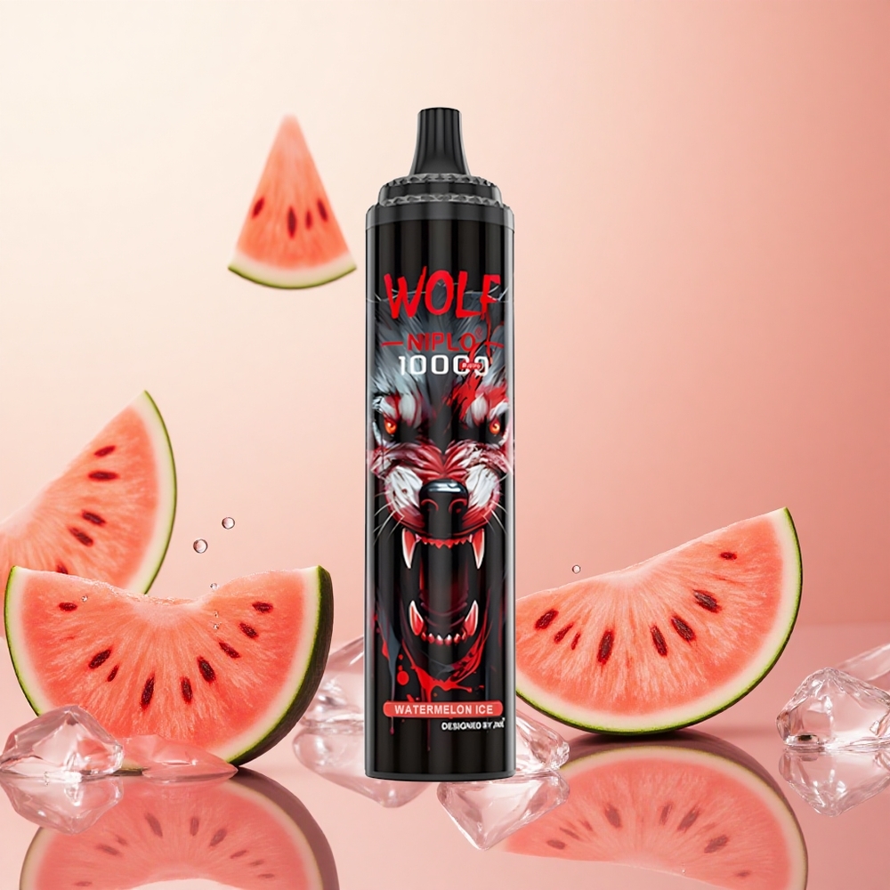 JNR Wolf Niplo 10000 Puffs 20ml Sandía Helada Tipo-C