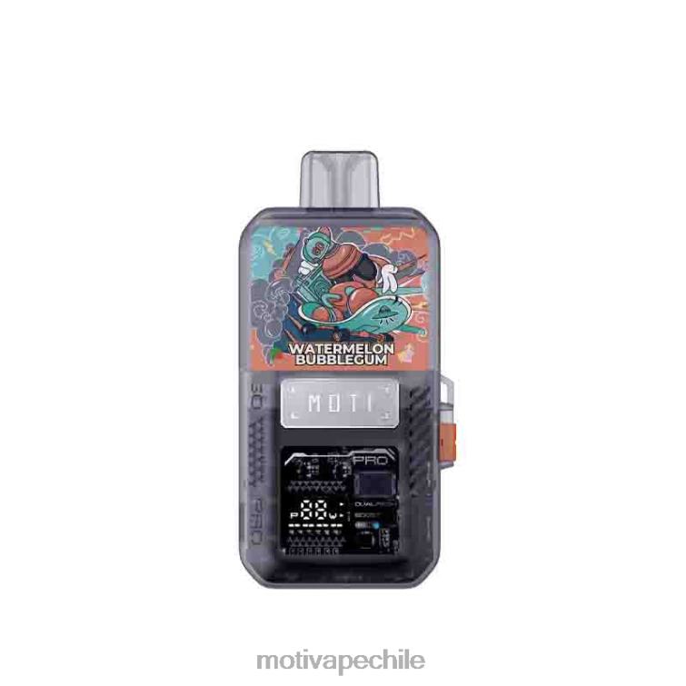 MOTI Go Pro dispositivo+pod desechable chicle de sandía FJ46081 Moti Vape Chile