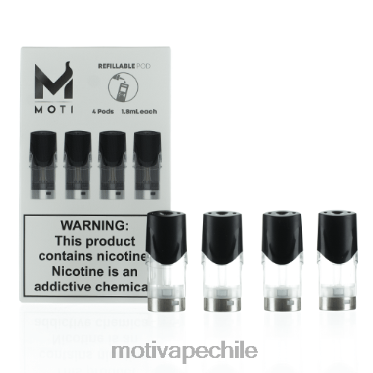 MOTI cartuchos de cápsulas de repuesto recargables (paquete de 4) FJ46074 Moti Vape Desechable Chile