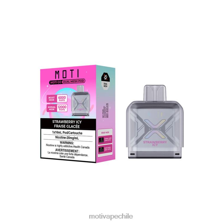 MOTI Go Pro vaina desechable hielo de manzana agria FJ46088 Vaper Moti Precio