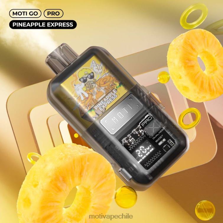 MOTI Go Pro vaporizador desechable (5%, 12000 inhalaciones) Piña rápida FJ46017 Moti Precio Chile