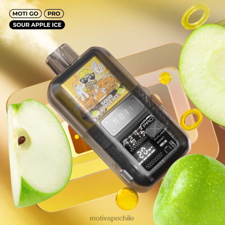 MOTI Go Pro vaporizador desechable (5%, 12000 inhalaciones) hielo de manzana agria FJ46020 Moti Vape Review