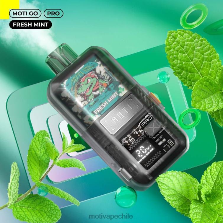 MOTI Go Pro vaporizador desechable (5%, 12000 inhalaciones) menta fresca FJ46016 Moti Vape Recargable Chile