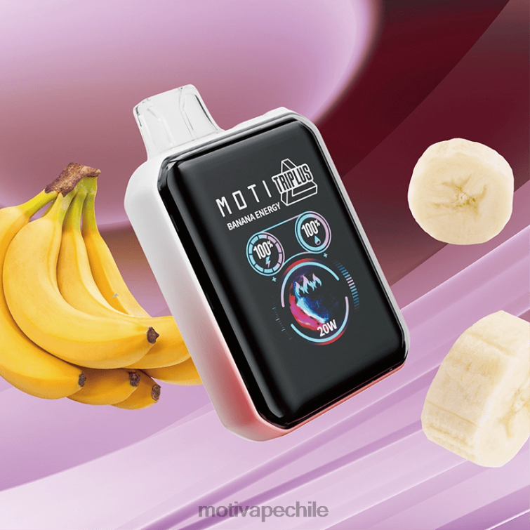 MOTI Triplus Vape desechable de 20k (5%, 20000 inhalaciones) energía del plátano FJ4601 Moti Vape Chile