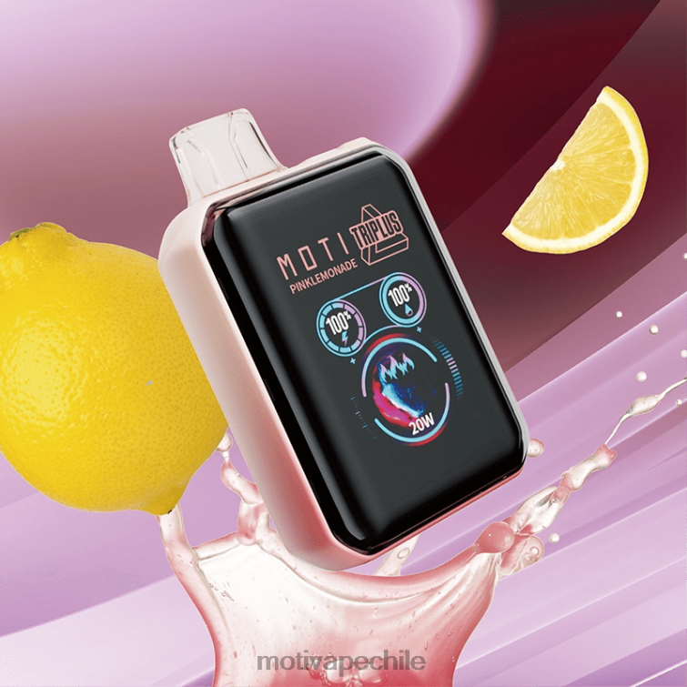 MOTI Triplus Vape desechable de 20k (5%, 20000 inhalaciones) limonada rosa FJ4608 Vaper Moti Precio